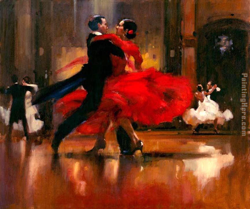 dance series II painting - Flamenco Dancer dance series II art painting